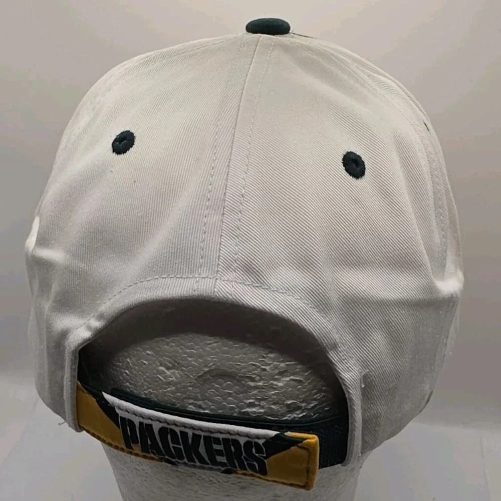 Green‎ Bay Packers Reebok Strapback Cap Hat G Logo Yellow Green NFL Football
